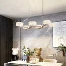 Modern Invisible Fan LED Chandelier for Living Room Dining Tables by Ljojo