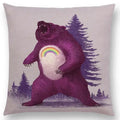 Cute Ghost Sailboat Whale Diver Cushion Cover by Ljojo