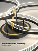 Ljojo LED Ceiling Light: Modern, Eye Protection for Living Room and Bedroom