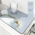 Flower Peony Drying Mat by Ljojo: Absorbent & Anti-Slip Table Mat for Cups & Decor