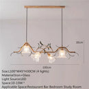 American Restaurant Rustic Retro Long Dining Room Lamp by Ljojo