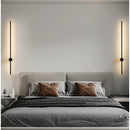 Ljojo Fumi Contemporary Long Strip Wall Lamp LED Indoor Light for Living Room Bedroom