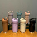 Ljojo 420ml Stainless Steel Coffee Thermos Tumbler - Portable Insulated Travel Cup