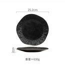 Ljojo Matte Ceramic Steak Plate Pasta Sushi Salad Molecular Cuisine Tableware