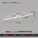 Ljojo LED Line Ceiling Lamp: Modern Black White Light for Various Rooms