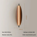 Nordic Wood Grain Leaves LED Pendant Light Chandelier by Ljojo - Wabi Sabi Restaurant Decor