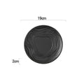 Ljojo Matte Water Ripple Ceramic Plate Steak Pasta Dessert Snack Molecular Cuisine Dish