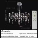 Nordic Modern Luxury Crystal Chandelier LED Light - Ljojo Decorative Firefly Light
