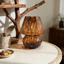 Korean Mid-Century Mushroom Glass Table Lamp | Ins Style Bedroom Decor by Ljojo