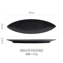 Ljojo Long Leaf Plate - Premium Ceramic Sushi Platter