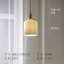 Ljojo Japanese Minimalist Brass Retro Chandelier for Tavern Restaurant Bar Bedroom Decor
