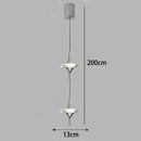 Ljojo LED Staircase Chandeliers: Modern Home Pendant Light Lamps for Living Room