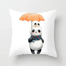 Ljojo Lovely Cartoon Pattern Cushion Cover 45*45cm