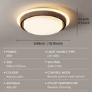 Modern Vaneless Ceiling Fan Light with Remote Control by Ljojo for Bedroom Decor