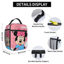 Ljojo Minnie Mouse Lunch Bag: Insulated Food Storage Cooler Box for Picnic
