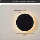 Ljojo LED Touch Sensor Wall Lamp - Modern Minimalist Style for Bedroom, Staircase, Porch