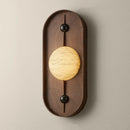 Ljojo Marble Wall Light Coffee Metal, Warm White Sconce for Home Decor