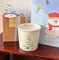 Ljojo 2024 Christmas Tree Ceramic Mug 10oz Couple Cup Water Cup Gift Cup
