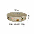 Ljojo Matte Cream Ceramic Deep Plate – Kitchen Tableware for Pasta, Salad, Breakfast