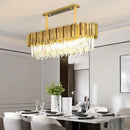 Ljojo Luxury Crystal LED Ceiling Chandelier for Living Room and Restaurant