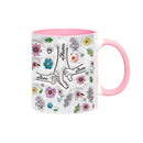 Ljojo 3D Flowers Name Mug for Mother's Day Gifts