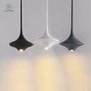 Ljojo LED Pendant Chandelier Modern Resin Nordic Bedroom Living Room Home Decor Hanging Lamp