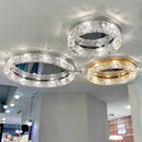 Ljojo LED Crystal Ceiling Lamp: Modern Home Decor Atmosphere Lighting