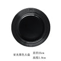 Ljojo Macaron Plate: Brushed Flat Plate for Vegetables, Steak, Pasta, Cake, Breakfast