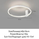 Ljojo LED Ring Ceiling Chandelier for Modern Home Lighting