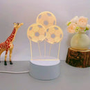 3D Football Night Light USB Sports Decoration Creative Table Lamp Home Decor Ljojo