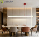 Ljojo Metal LED Pendant Lights for Living Room | Creative Minimalist Chandeliers