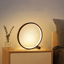 Ljojo 25CM LED Table Lamp Black/White Dimmable Desk Lamp For Bedroom Living Room