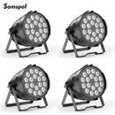 Ljojo™ 18x10W RGBWAL LED Par Lights for DJ Disco Party, Concerts, and Events