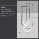 Ljojo Modern Art LED Bar Chandelier Pendant Light