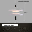 Minimalist Chandelier Light Pleated Restaurant Pendant Lamp - Ljojo