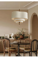 Ljojo Medieval Fabric Chandelier: Creative Pendant Light for Home Decoration, Living Room Lighting