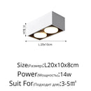Ljojo 28W Angle Adjustable LED Ceiling Spot Light Surface Mount GX5.3 LED Lamp