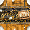 Abstract Klimt Table Runner by Ljojo - Dining & Party Decoration
