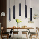 Ljojo Long Tube LED Pendant Chandelier for Home and Kitchen