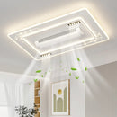 Modern Bladeless Ceiling Fan Lamp Remote Silent for Bedroom Living Room by Ljojo