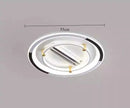 Ljojo Modern Led Ceiling Fan Light for Dining Room - Elegant Indoor Lighting Solution