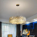 Ljojo Luxury Crystal Chandelier Pendant Light for Living Room - Modern Elegant Ceiling Lighting