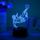 Football Player Night Light 3D Sports Decoration Desk Lamp by Ljojo
