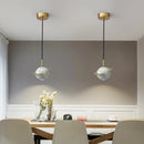 Ljojo Marble Pendant Lamp: Stylish Hanging Chandelier for Various Settings