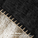 Chenille Throw Pillow Cover 30x50cm Velvet Luxury Cushions for Sofa Bed - Ljojo