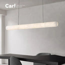 Spanish Marble Chandelier: Modern Minimalist Villa Light by Ljojo