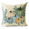 Big Blue Pumpkin Bike White Pillowcase Set for Home Decor - Ljojo