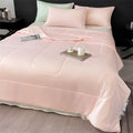 Ljojo Lightweight Cooling Comforter: Soft Smooth Air Condition Blanket for Summer
