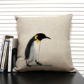 Animal Penguin Cushion Cover 45x45, Ljojo Brand - Cute & Funny Decorative Pillowcase