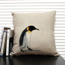 Animal Penguin Cushion Cover 45x45, Ljojo Brand - Cute & Funny Decorative Pillowcase